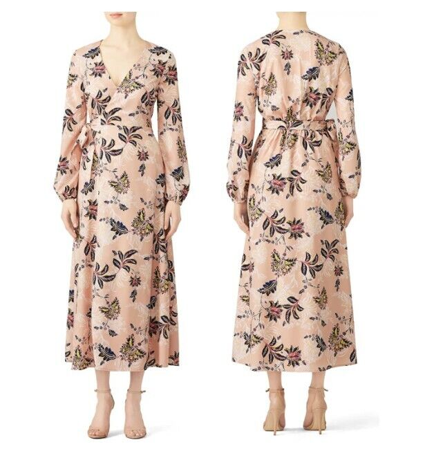 Free People / The Jetset Diaries Floral Wrap Maxi Dress – Size Small / 6-8