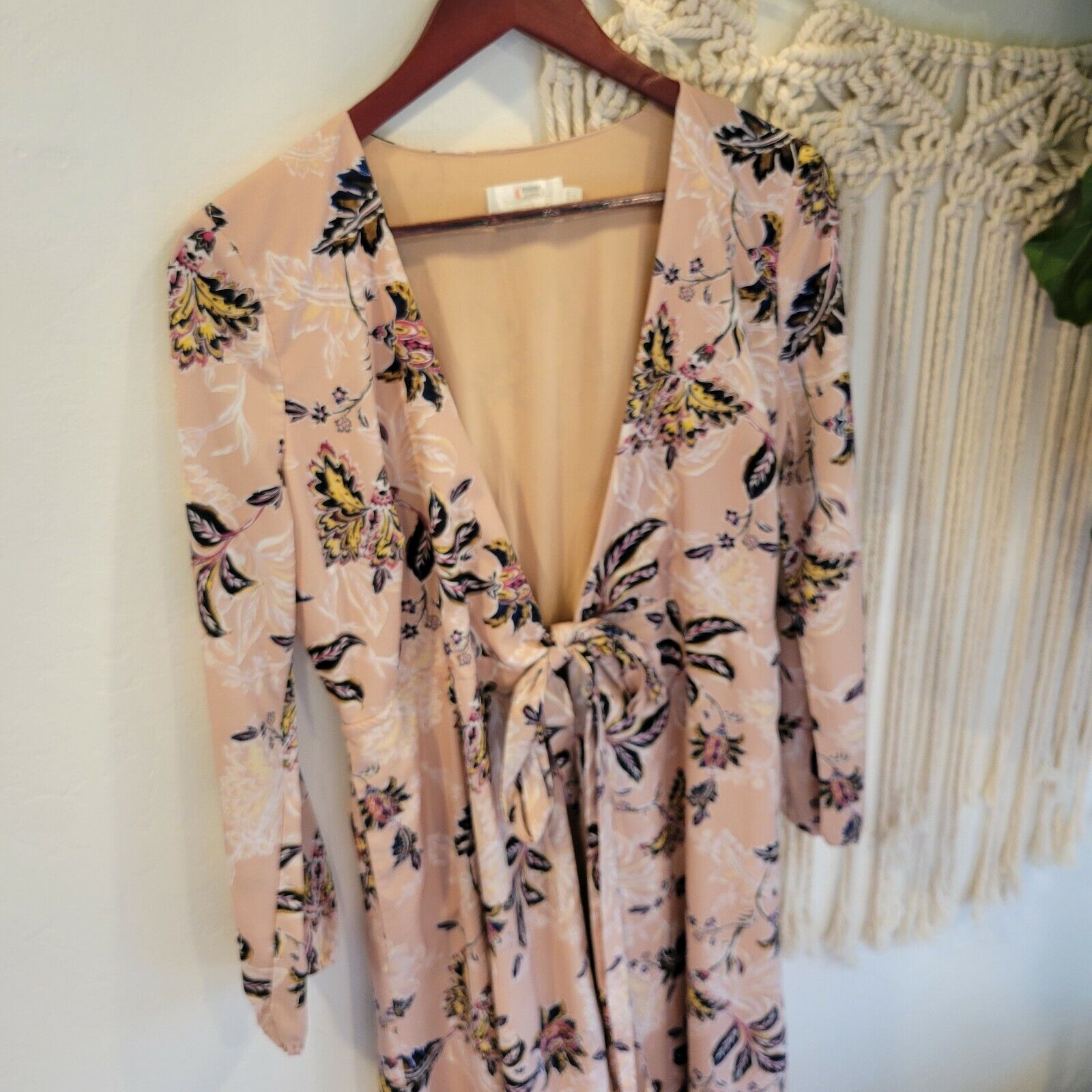 Free People / The Jetset Diaries Floral Wrap Maxi Dress – Size Small / 6-8