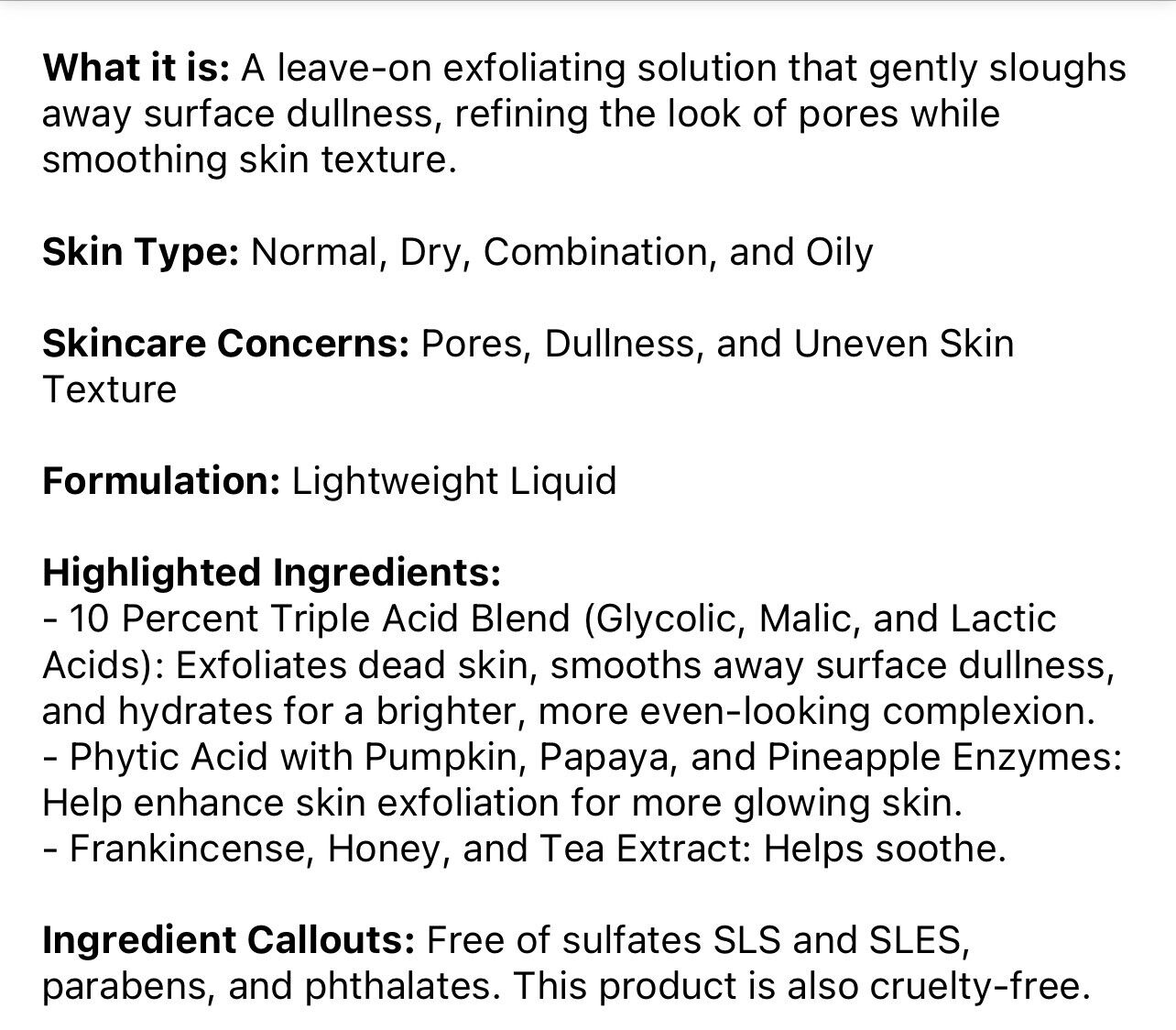 NEW Kate Somerville Mini Liquid ExfoliKate® Triple Acid Resurfacing Treatment