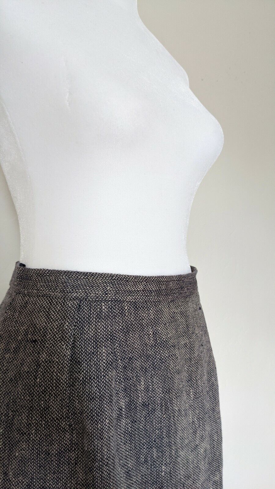 Oscar de la Renta Tweed Pencil Skirt | Vintage Designer Size 10 to 14 / Large