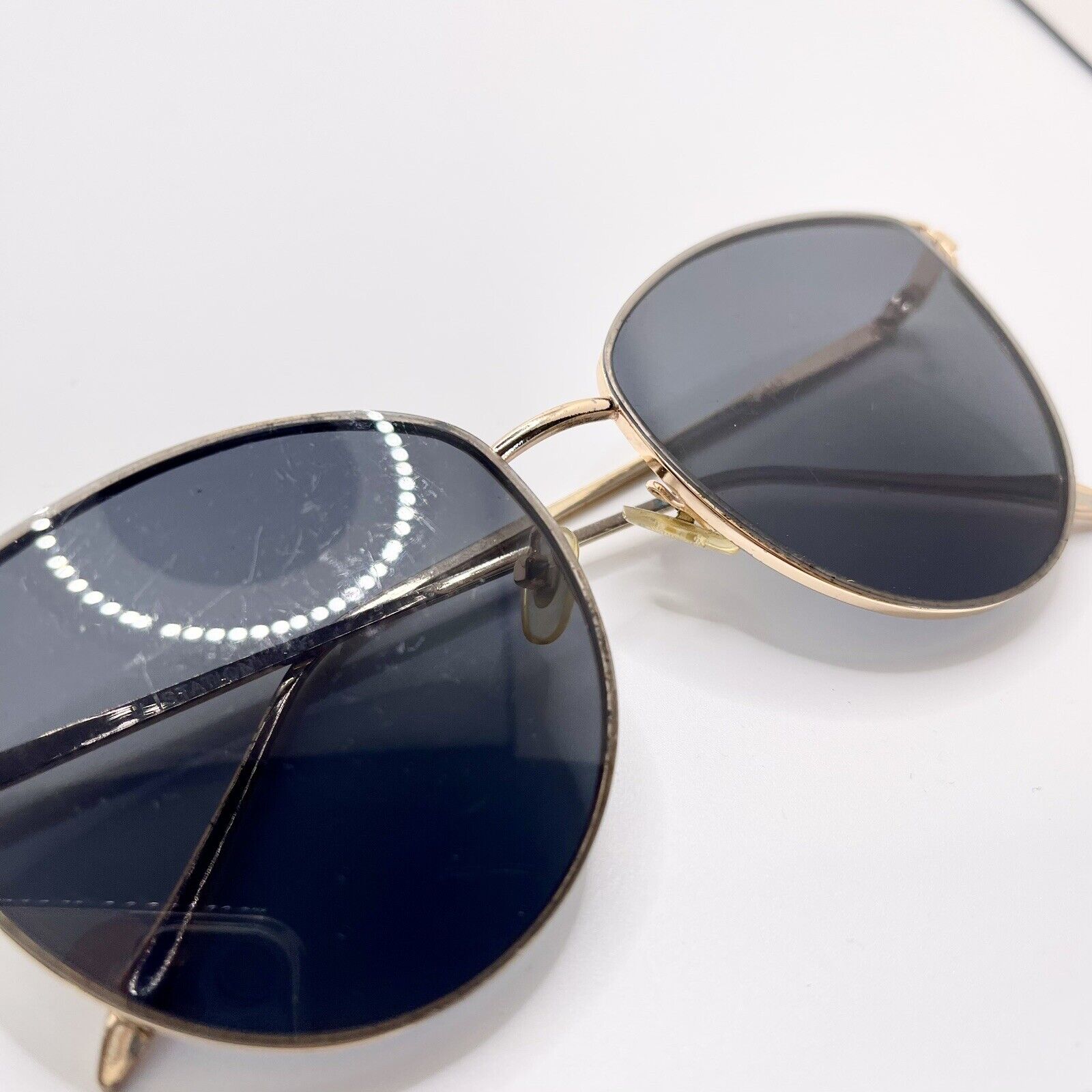 NEW Free People Black & Gold Mirrored Cat Eye Boho Oversized Retro Sunglasses