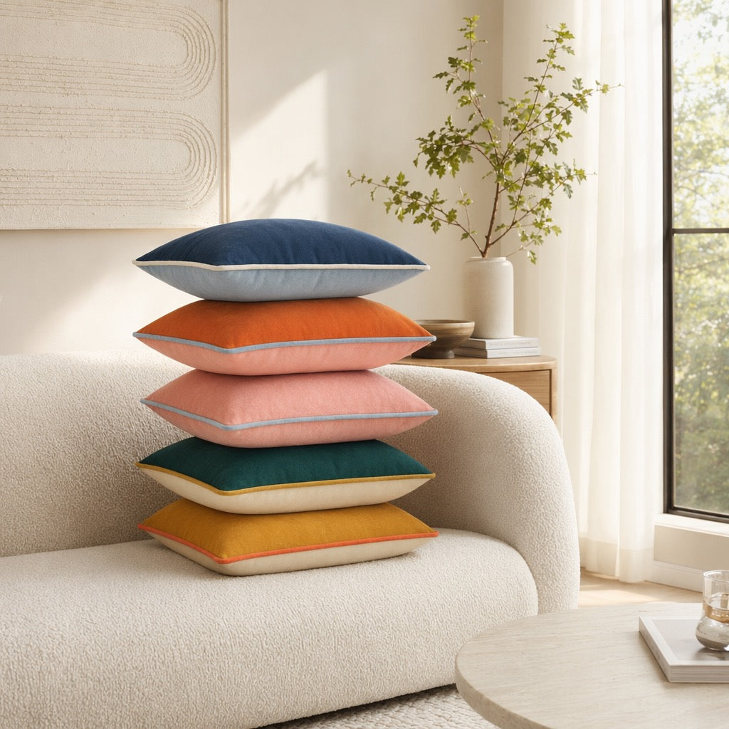 NEW Anthropologie (Set 4) Boho Velvet Throw Pillow Covers Cases Shams | 20 x 20