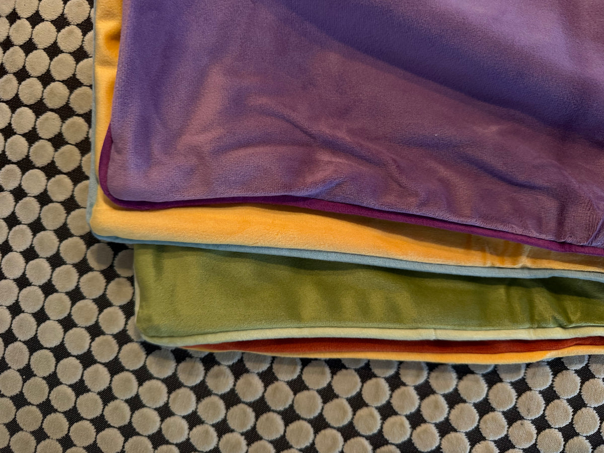 New Anthropologie (Set 4) Boho Velvet Throw Pillow Covers Cases Shams | 20 x 20