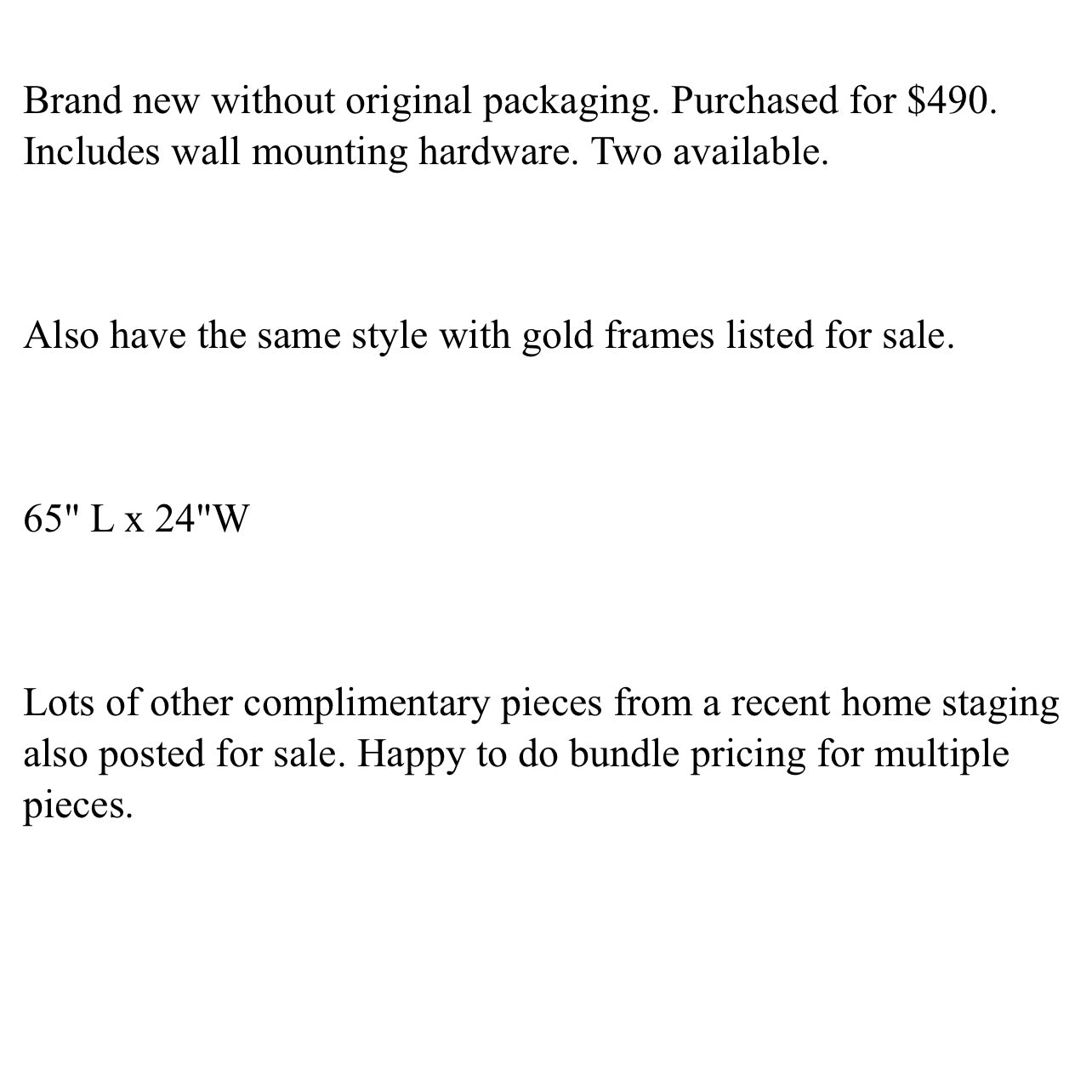 Custom Listing - Marissa | Mirror & Bedding