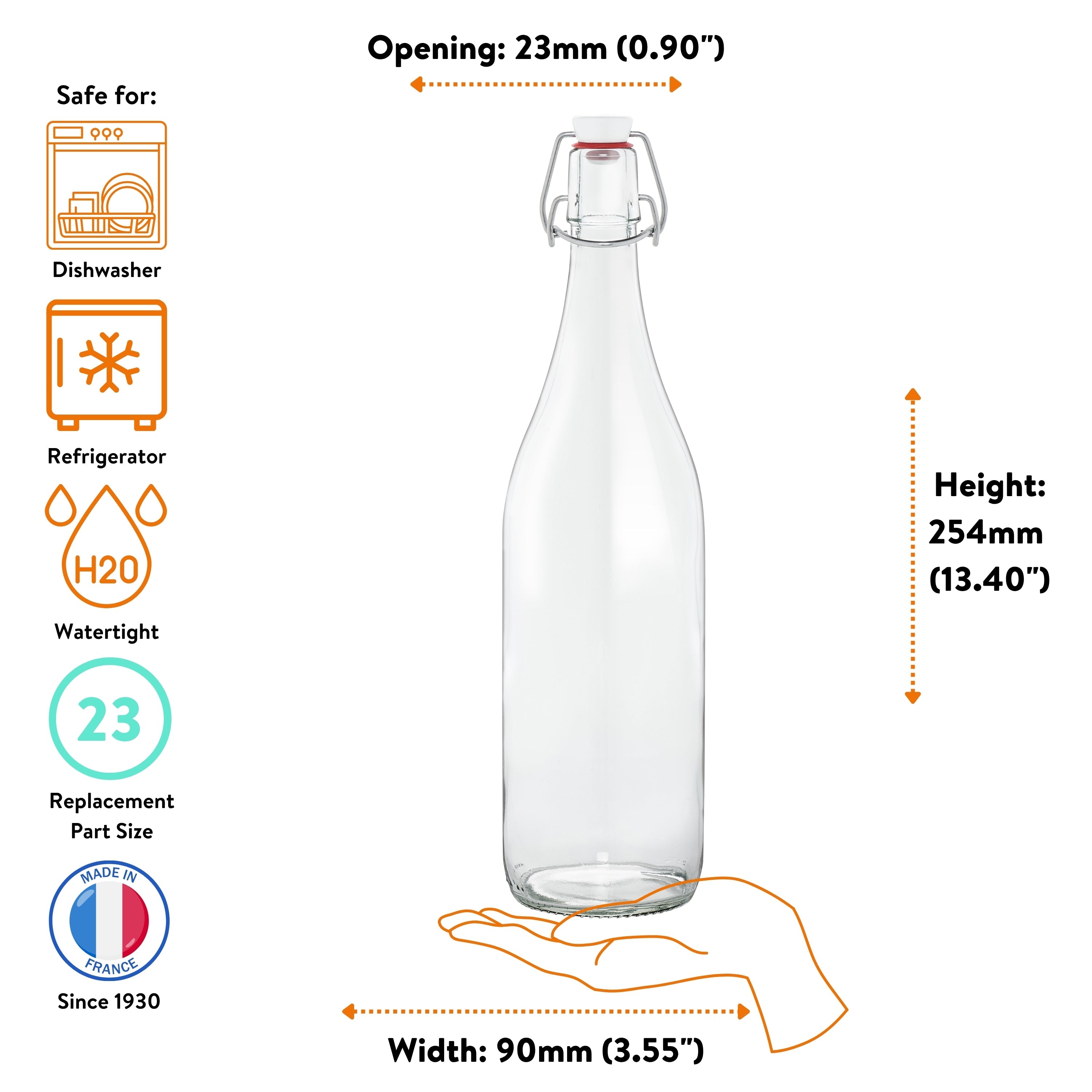 Le Parfait Swing Top and Milk Bottles