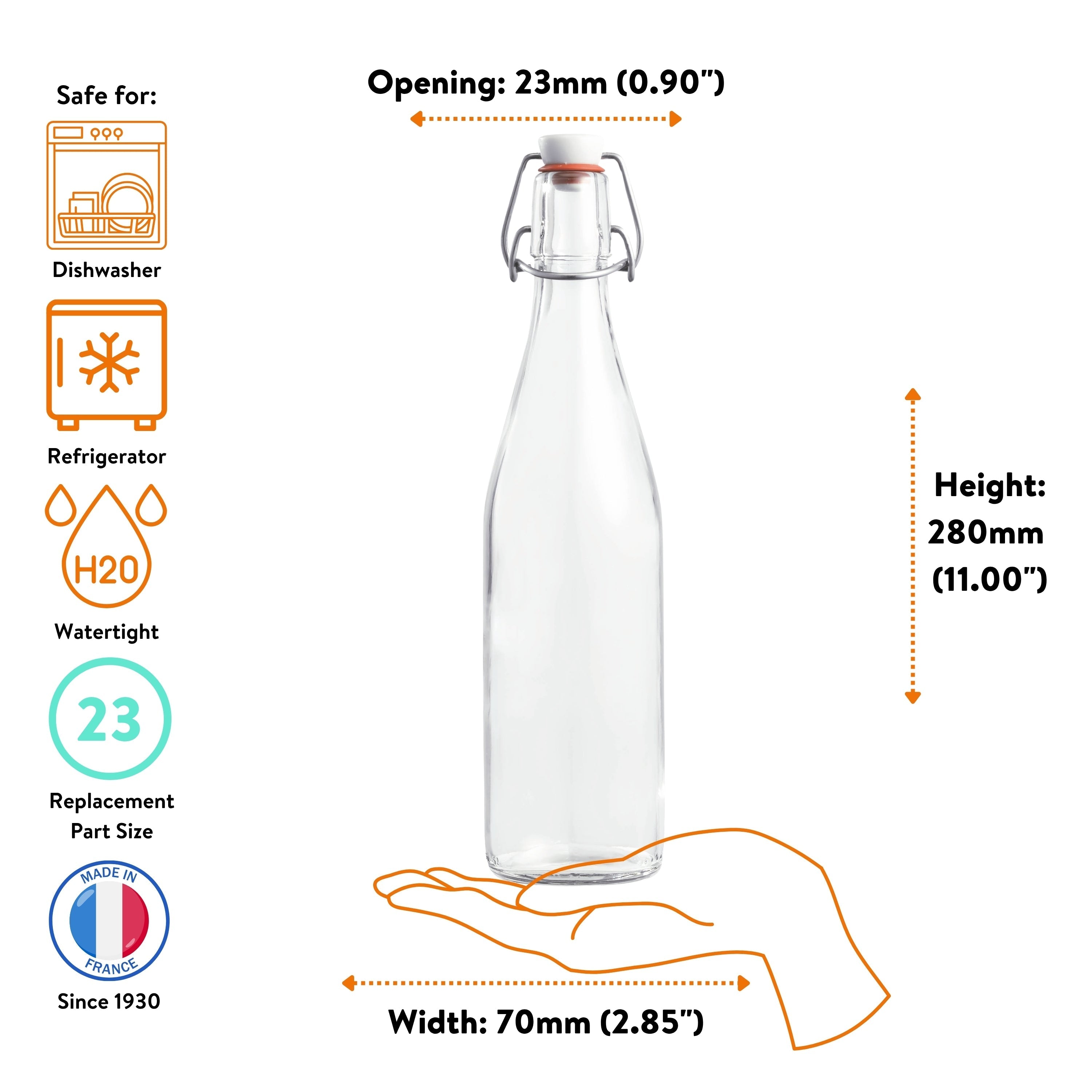 Le Parfait Swing Top and Milk Bottles