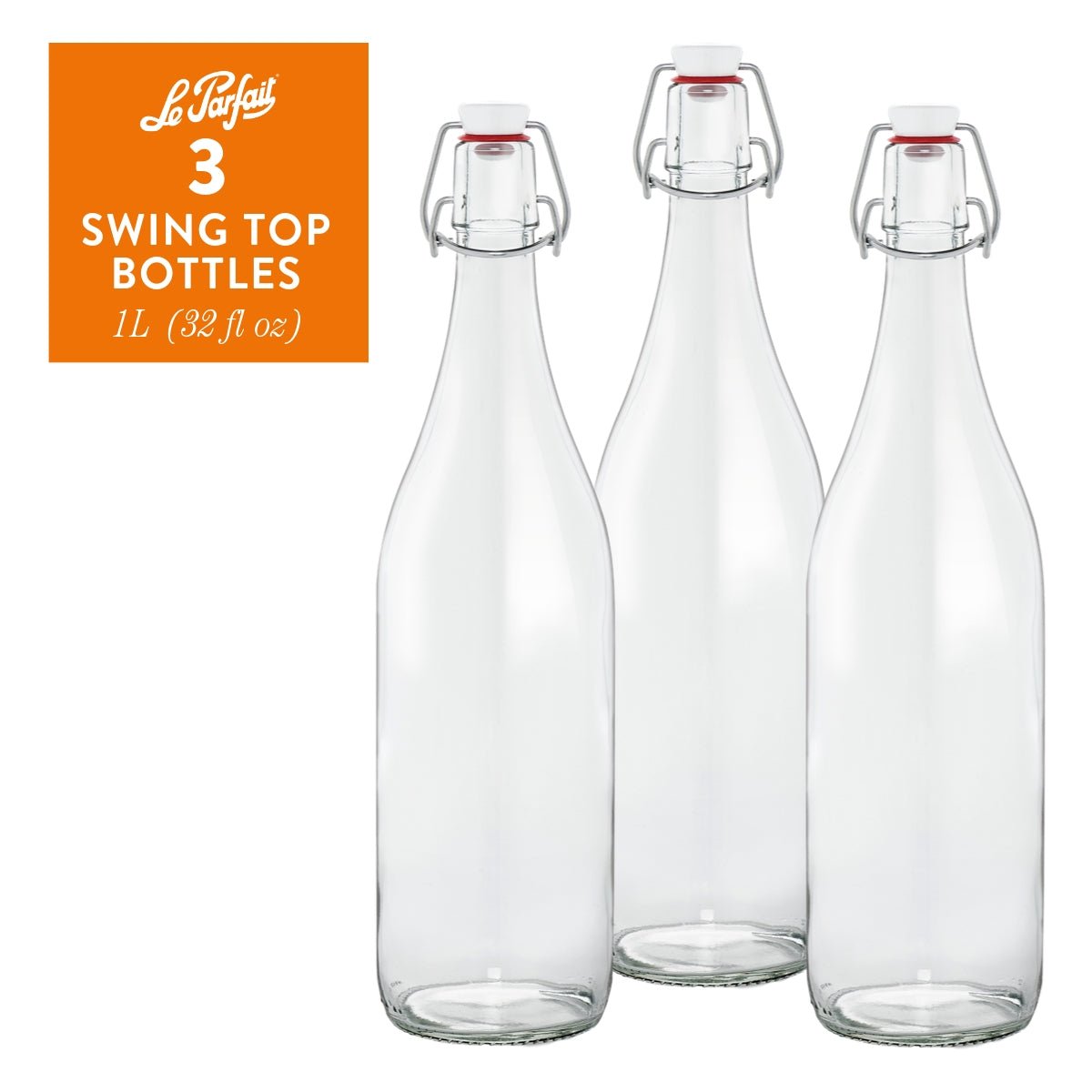 Le Parfait Swing Top and Milk Bottles